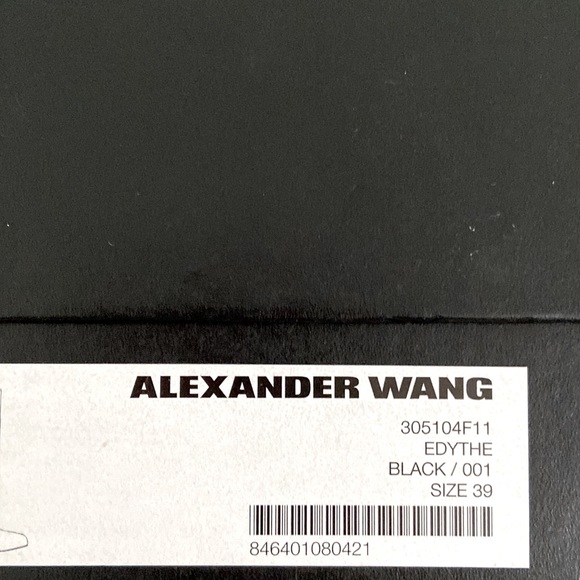 NWT Alexander Wang Iconic Black Edythe Boots - Picture 9 of 10